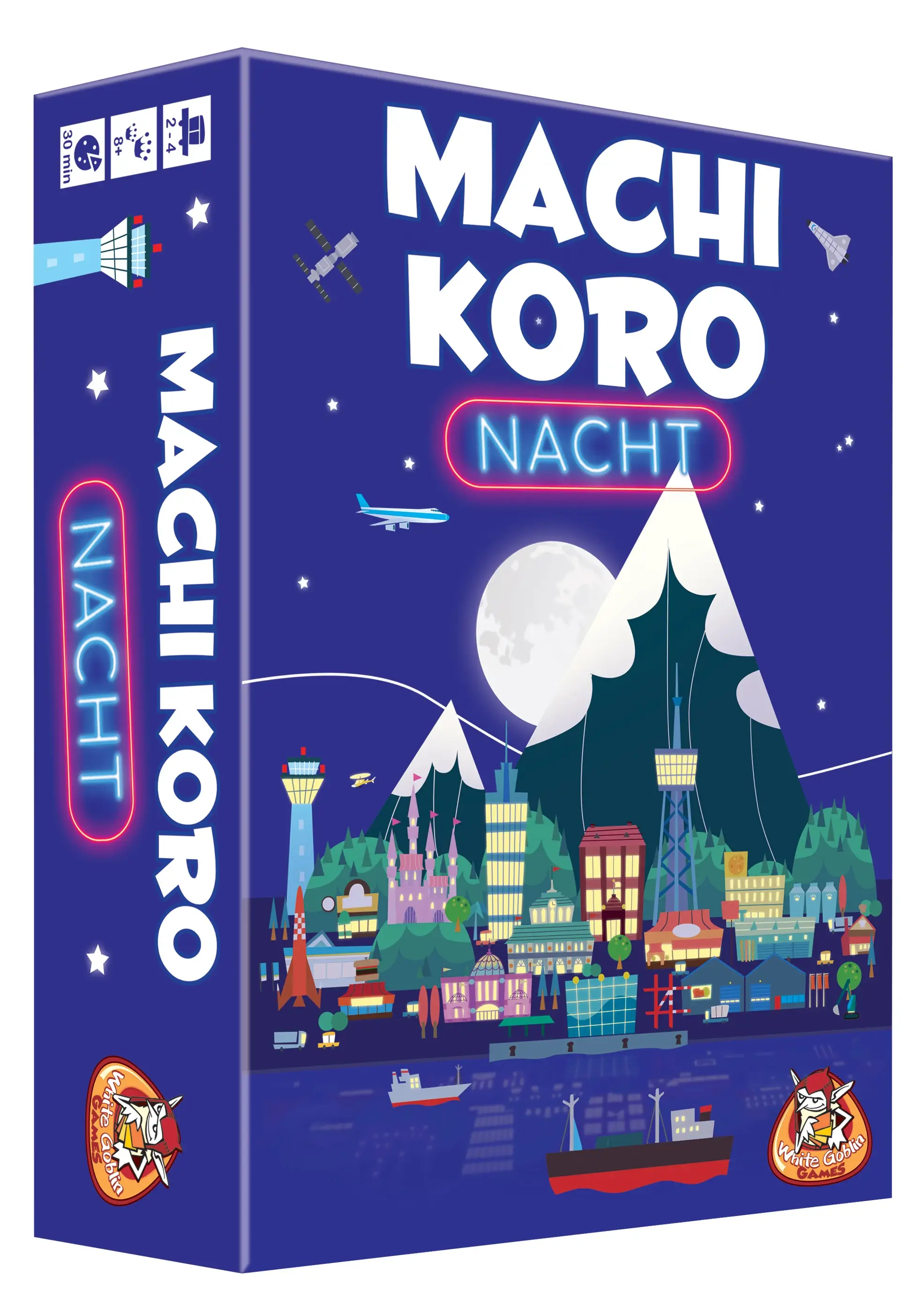 Getalenteerd ergens bij betrokken zijn binnenkomst Machi Koro Nacht - Dobbelspellen | Paaprika - Spellenwinkel & Café