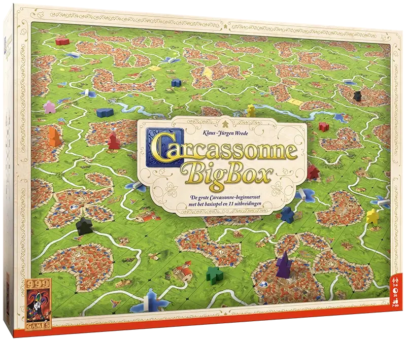 Wereldrecord Guinness Book invoegen Bestrooi Carcassonne Big Box - Bordspellen | Paaprika - Spellenwinkel & Café